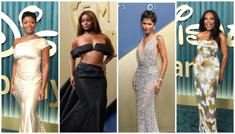 Red Carpet Rundown: Zendaya Channels Halle Berry In Custom Prada, Dene Benton Makes Her Midriff The Moment, & More