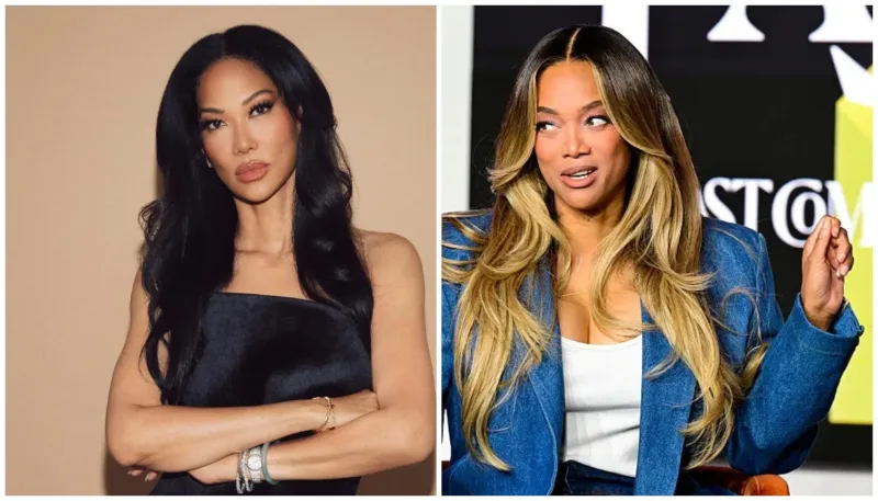 Kimora Lee Says She Gave Tyra Banks The Supermodel Side-Eye For Trying To Stop Her From Dating Russell Simmons-'Thought She Was Hating'