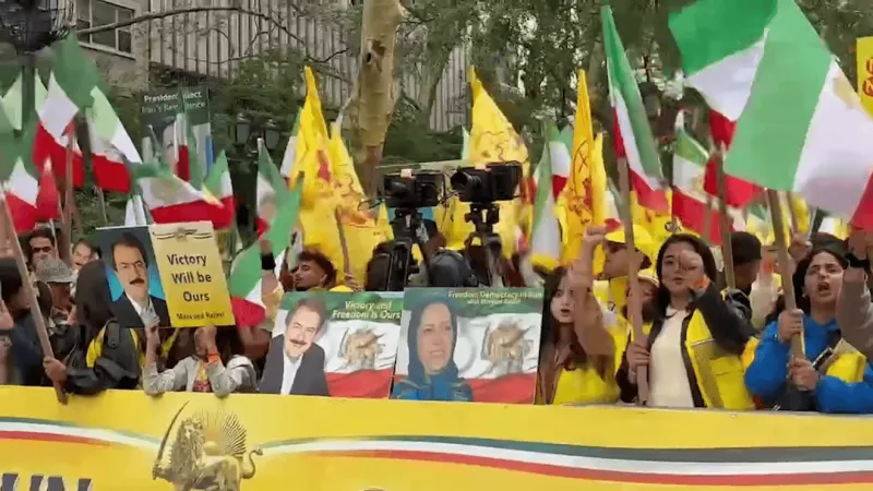 Iranians from Northern Virginia travel to United Nations General Assembly to advocate