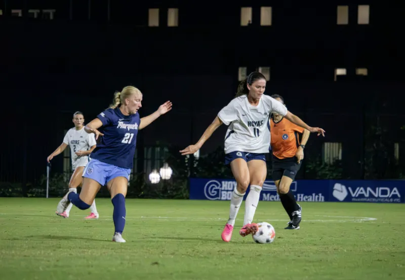 WOMEN'S SOCCER | Hoyas Draw Golden Eagles in Scoreless Outing