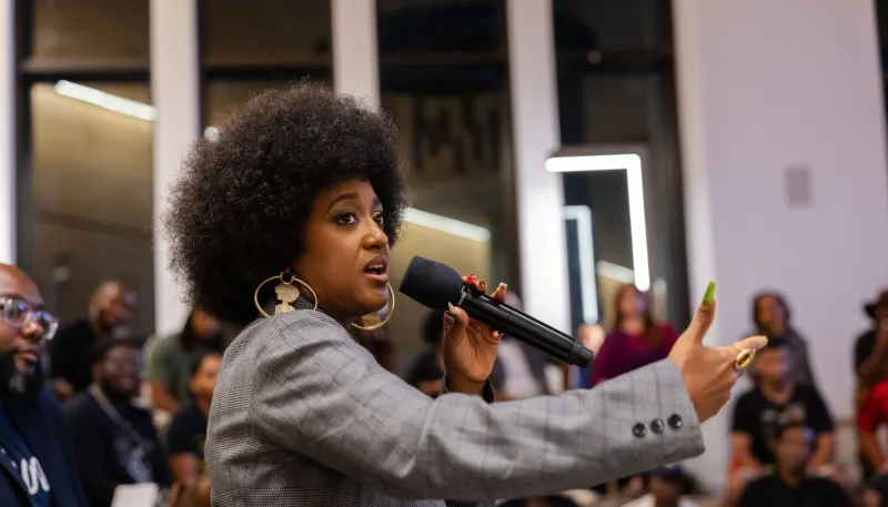 Bars And Books! Rapsody Hosts Listening Event At Brooklyn Public Library