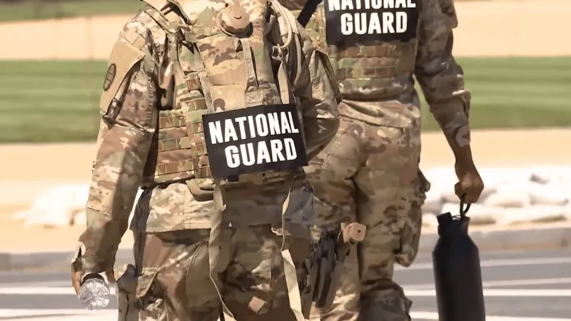 A National Guard member deployed to DC is arrested on firearms charge