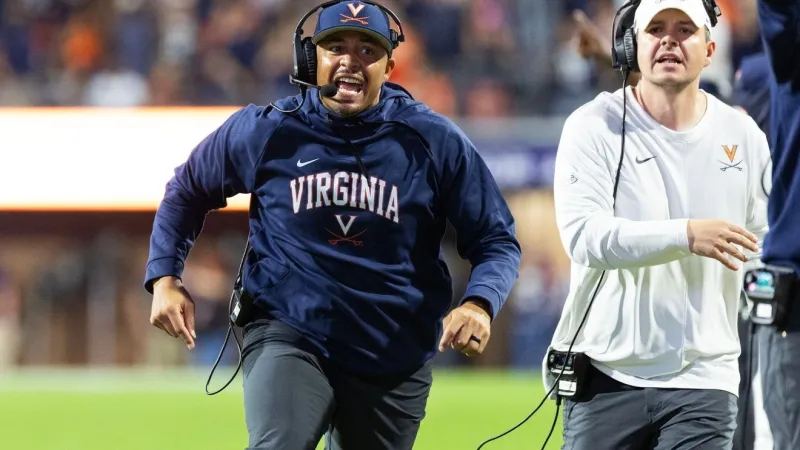 Daniels sets Florida State quarterback record with 5 rushing TDs in 38-7 rout of Virginia