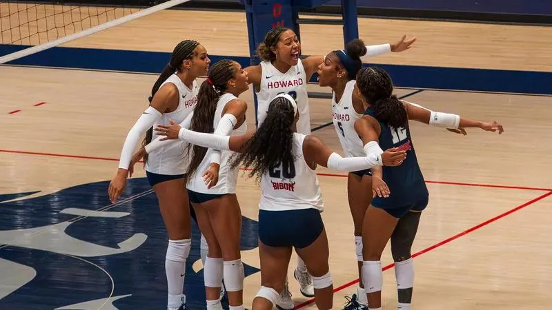 Howard Volleyball Survives Five-Set Battle at UMES, Extends Win Streak to Three