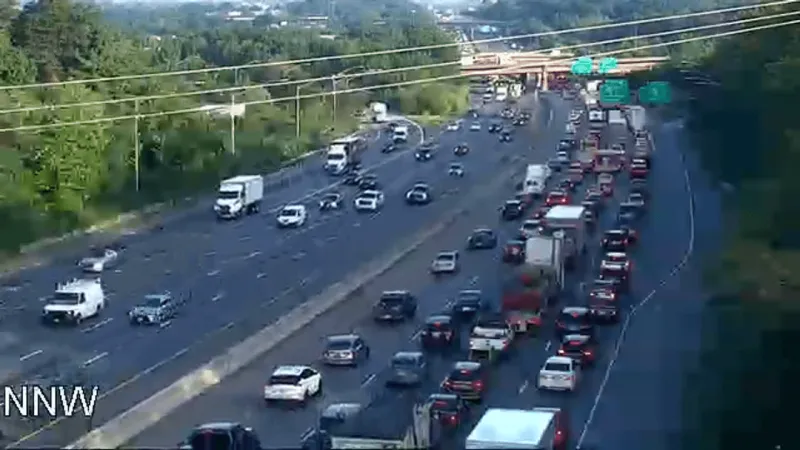 1 dead, 1 hurt after Subaru crashes into wall along Beltway in Prince George's County