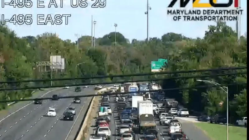 Beltway crash involving tractor-trailer leaves hazardous spill; about 20 people evaluated