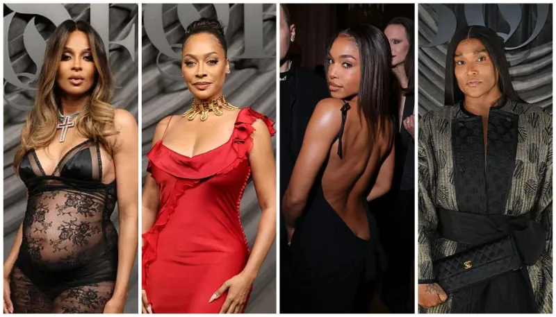 BofF 500 Gala: Baby Bumpin' Ciara Slays For 2 In Lace & Lingerie, Lala, Lori Harvey, Law Roach & More Pop Out At Paris Fashion Week