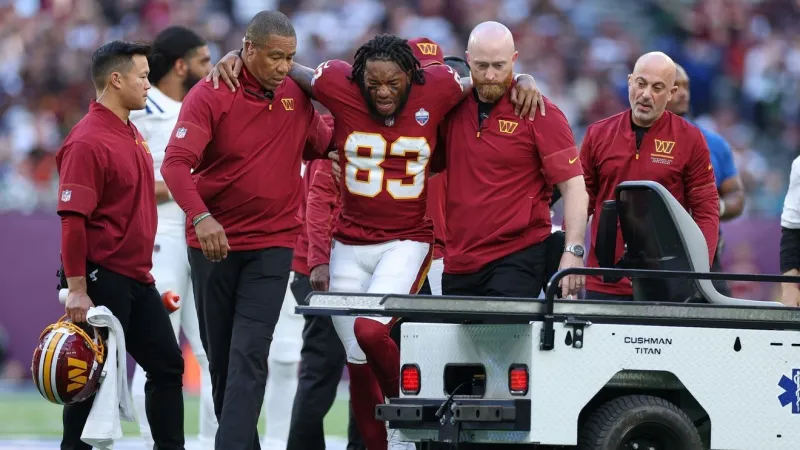 Commanders receiver Jaylin Lane has a fractured and dislocated left ankle, AP source says