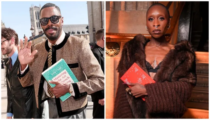 Coleman Domingo and Cynthia Erivo Put That Ish On To Donate Books At Paris Fashion Week