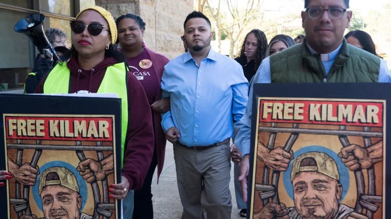 A hearing on Kilmar brego Garcia's deportation case is abruptly canceled