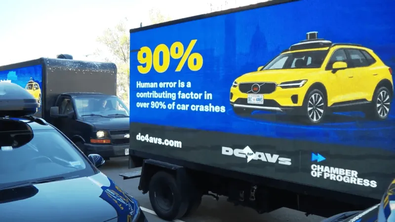 Dozens rally urging DC Council not to allow driverless robotaxis