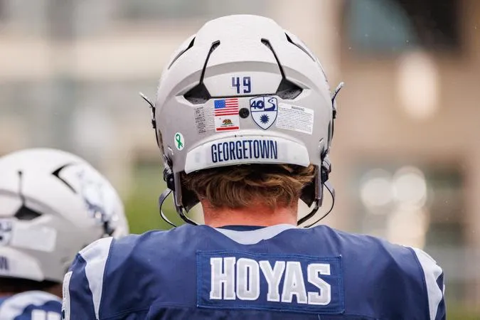 Georgetown Football Hosts Bucknell for Military Appreciation