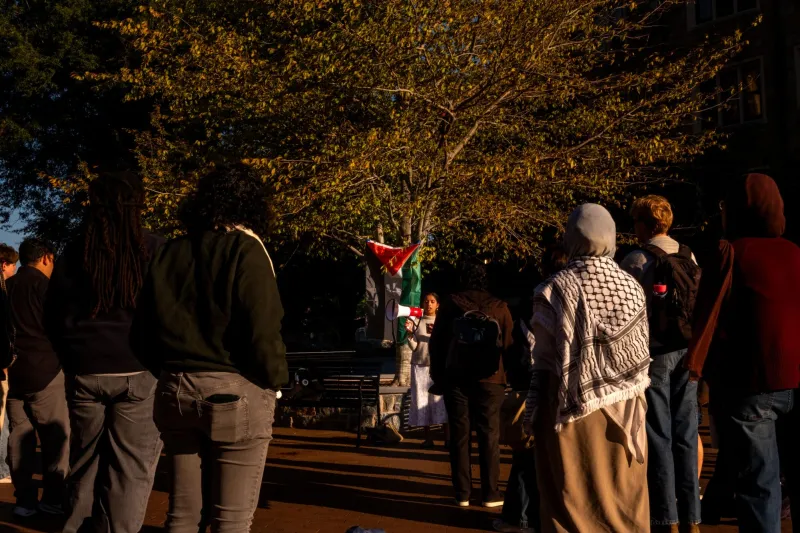 GU Community Marks 3 Years of Israel-Hamas War With Vigil