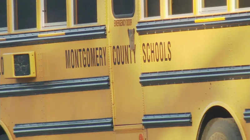 School bus involved in Montgomery County crash