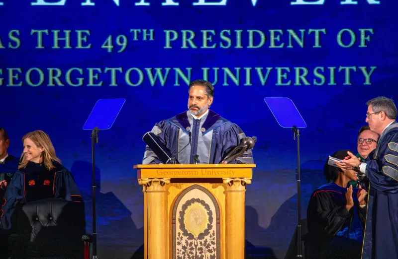 Pealver Urges Political Unity, Affordability At Inauguration Amid Higher Education Threats