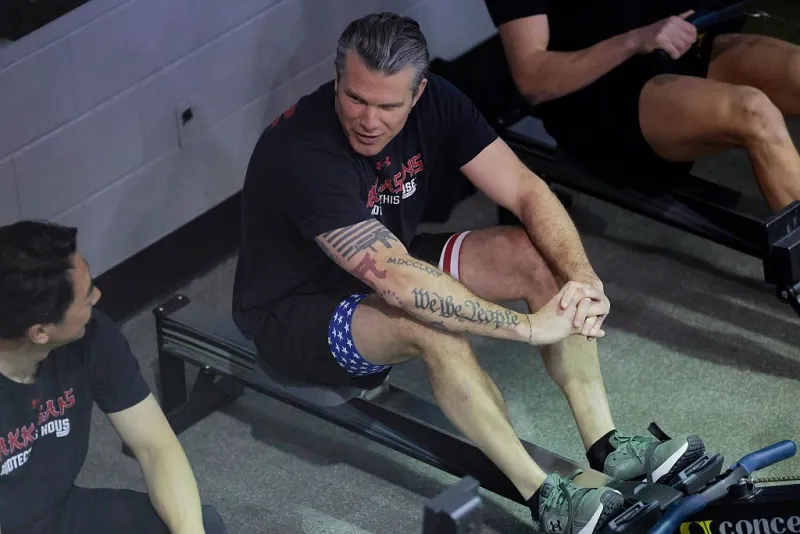 Pete Hegseth Shows Off Weak And Wimpy Workout Again [Op-Ed]
