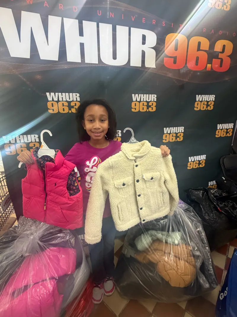 WHUR's 24th Annual Children's Coat Drive Collects Nearly 600 Coats to Help Keep DMV Youth Warm this Winter