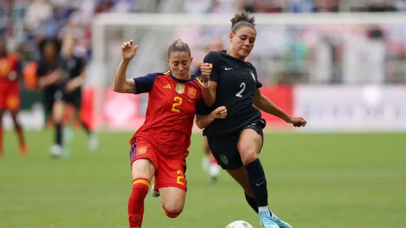 Spain scores twice in the first 14 minutes to sink the USWNT 2-0