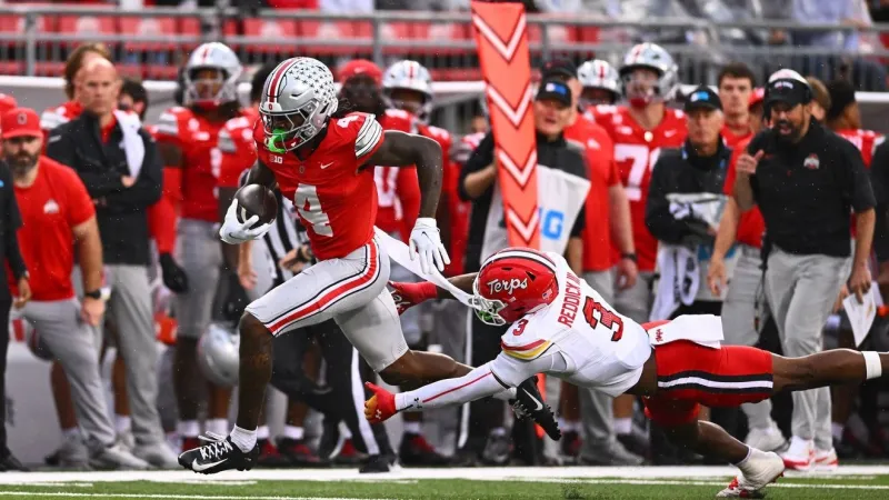 Jeremiah Smith, Julian Sayin star as No. 5 Ohio State beats Maryland 45-16