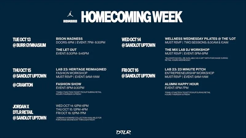 Jordan x Howard Events