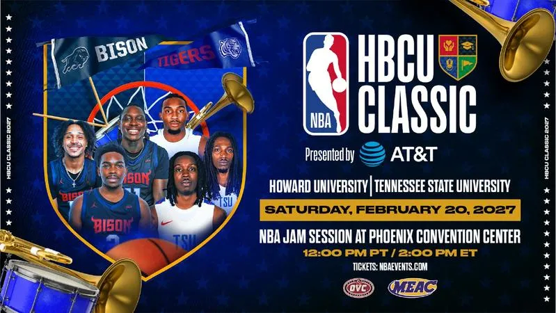 Howard-Tennessee State Selected To Play In NBA HBCU Classic As Part Of NBA All-Star 2027