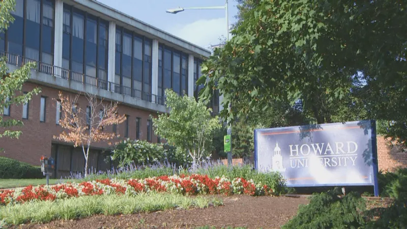 Nearby construction pumps brakes on Howard University homecoming parade