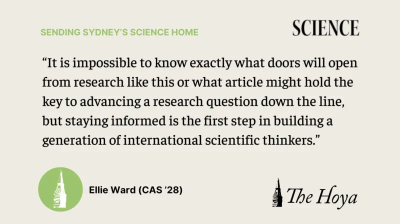 SENDING SYDNEY'S SCIENCE HOME | Why You Should Watch International Headlines