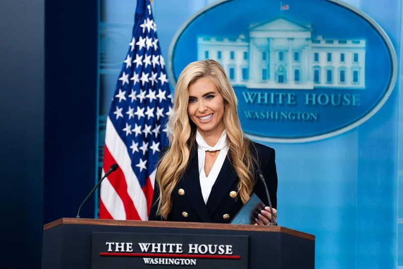 Trump's New Press Secretary, Katie Zacharia, Is Bad On Stage And Lying About Being A Lawyer