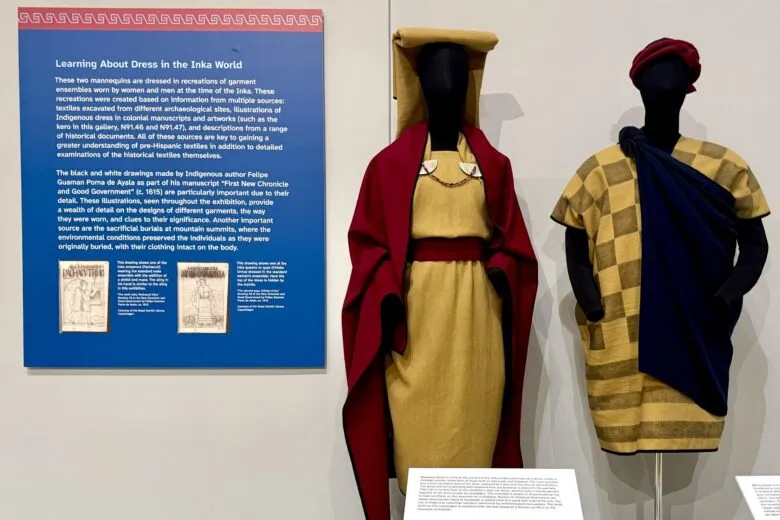 'I about fell over when I saw it': Rare Inka dress on display at DC's Textile Museum