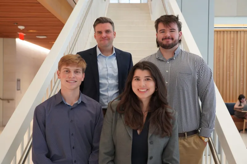 Five Military-Affiliated GU Master's Students Named Newmark Scholars