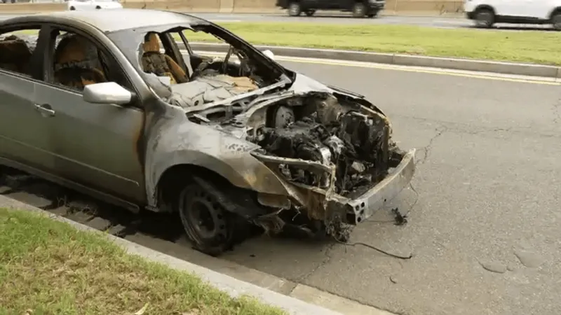 Vehicle fire extinguished on I-295 in DC