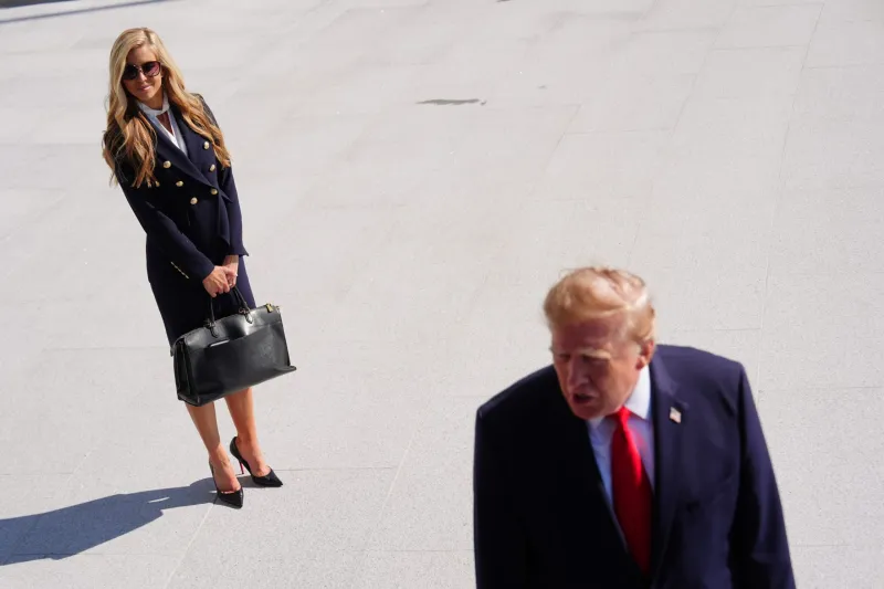 Trump casts doubt on press secretary Zacharia's future