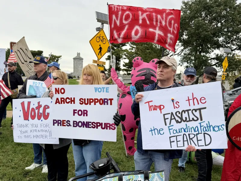 'Leaders have to take note': Residents turn out for 'No Kings' rallies across DC region