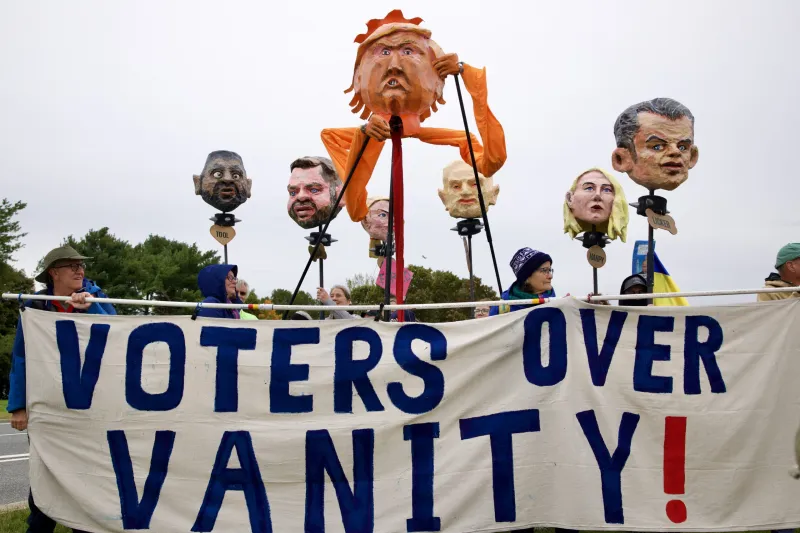 No Kings draws crowds with focus on early voting