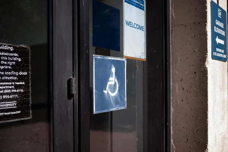 Disabled students say GW's campus poses accessibility barriers, praise officials' responsiveness