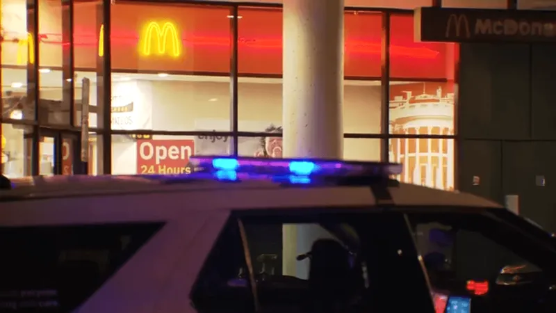 Delivery driver robbed at knifepoint outside DC McDonald's