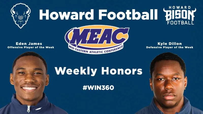 James, Dillon Secure MEAC Weekly Honors