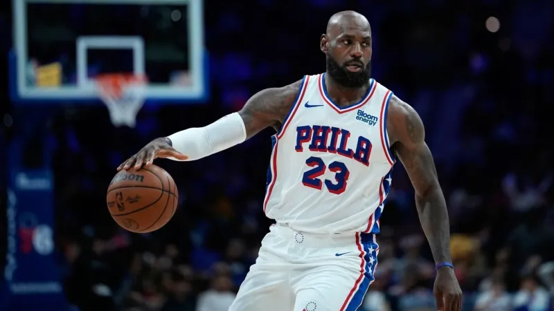 LeBron James is set to open his 24th season in New York when his 76ers visit the Knicks