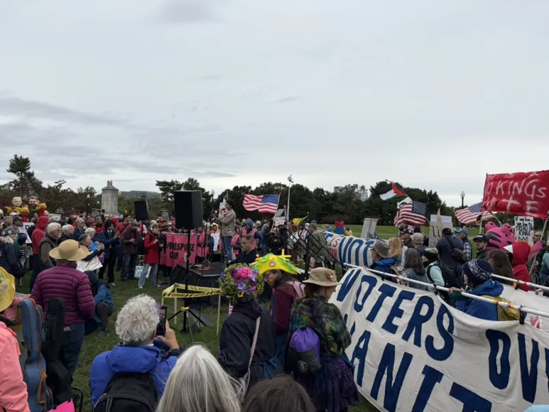 GU Students Join National 'No Kings' Protest, Condemn Executive Overreach