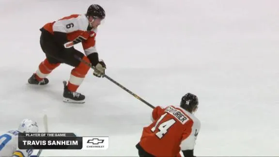 Sanheim scores in OT to rally Flyers past Blues 3-2