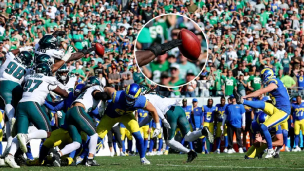 The art of blocking a kick in the NFL