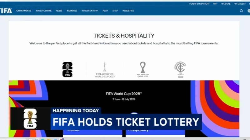 FIFA holds final ticket lottery ahead of 2026 World Cup