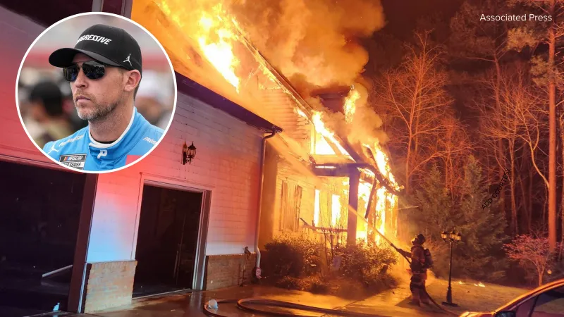 Denny Hamlin's father dies after house fire, mother critically injured