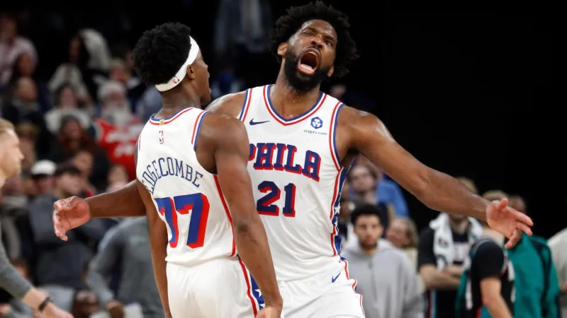 Edgecombe's 3-pointer in closing seconds gives 76ers a 139-136 over...