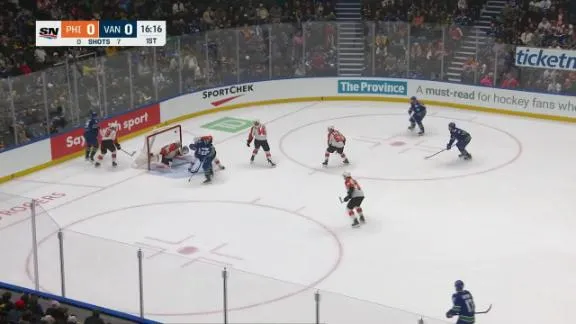Tocchet coaches Flyers to 6-3 win over Canucks in return to Vancouver