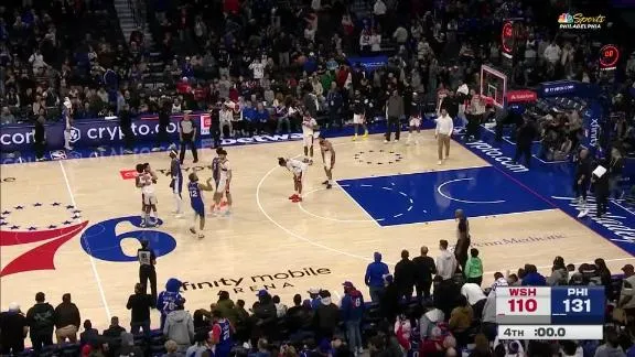 Embiid and George power the 76ers to a 131-110 win over the Wizards