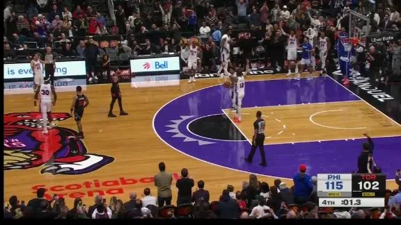 Maxey scores 33 as 76ers use 80-point first half to beat Raptors 11...