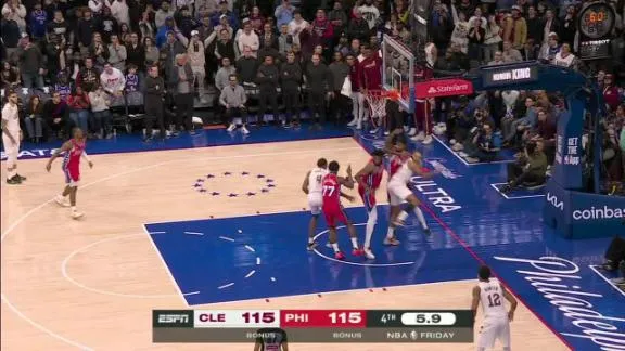 Tyson scores career-high 39, Mobley hits winner to lift Cavaliers t...