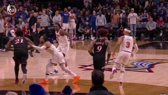 Brunson scores 31 points to lift the Knicks over Embiid and the 76e...