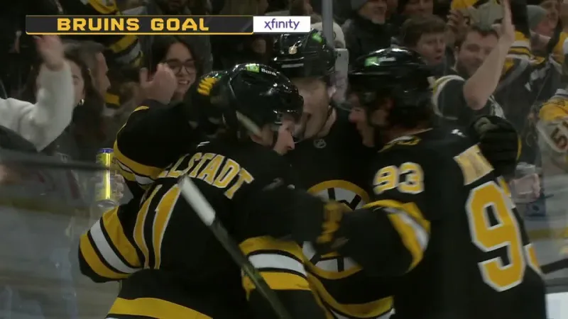 Bruins dominate Flyers 6-3 behind Minten and Mittelstadt with a goa...